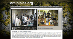Desktop Screenshot of oralbibles.org